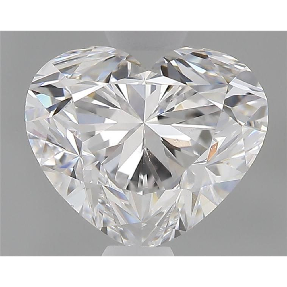 1.02 Carat Heart Loose Diamond, D, VS2, Ideal, GIA Certified | Thumbnail