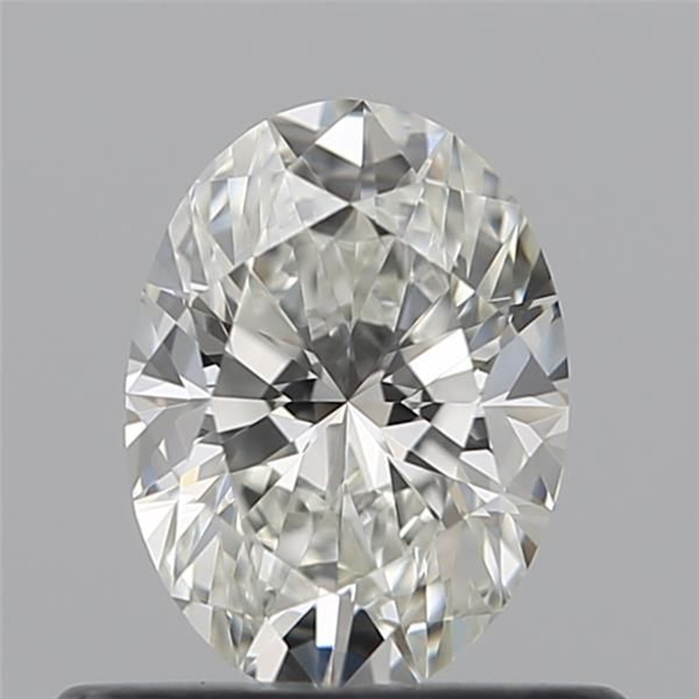 0.50 Carat Oval Loose Diamond, I, IF, Ideal, GIA Certified