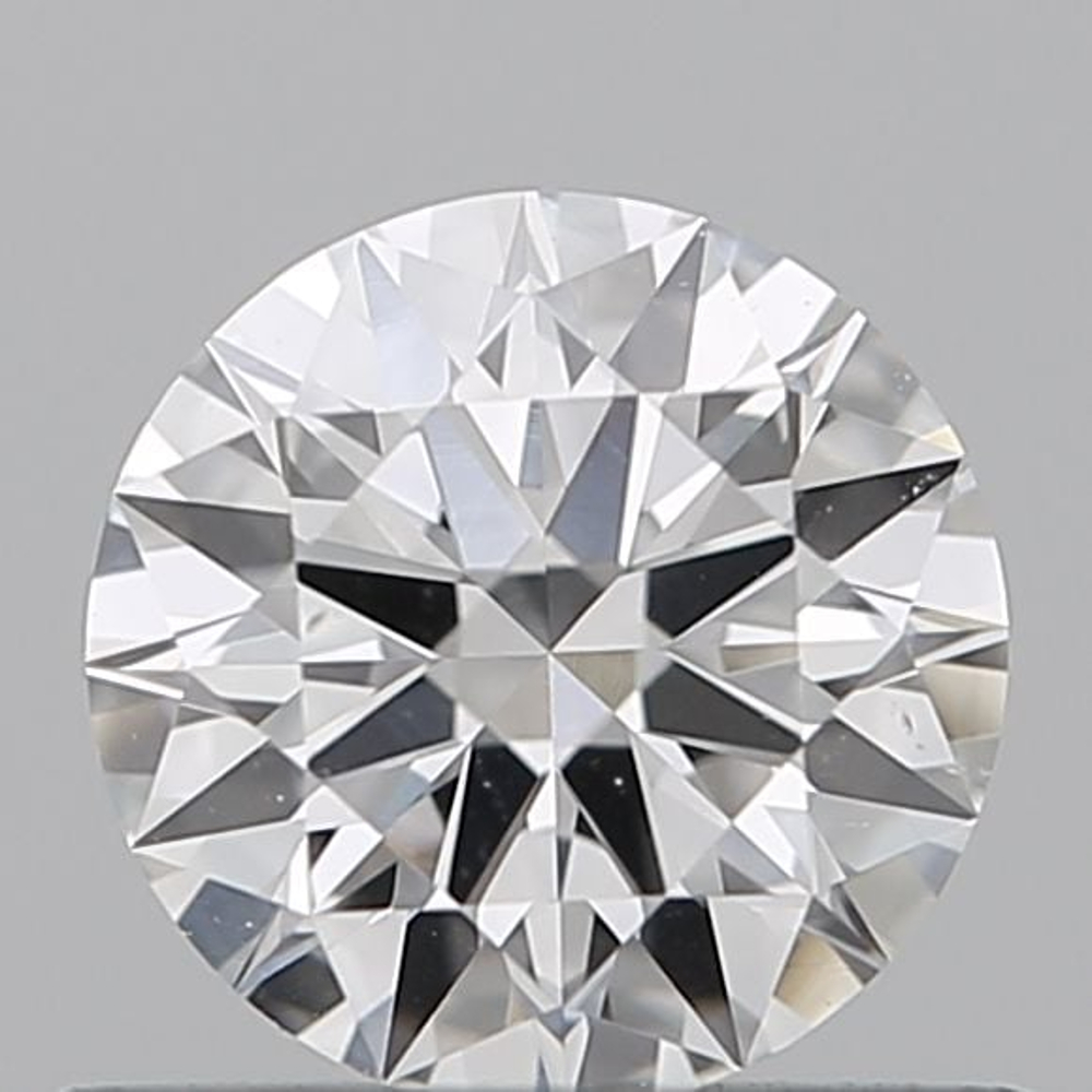 0.53 Carat Round Loose Diamond, D, VS2, Super Ideal, GIA Certified
