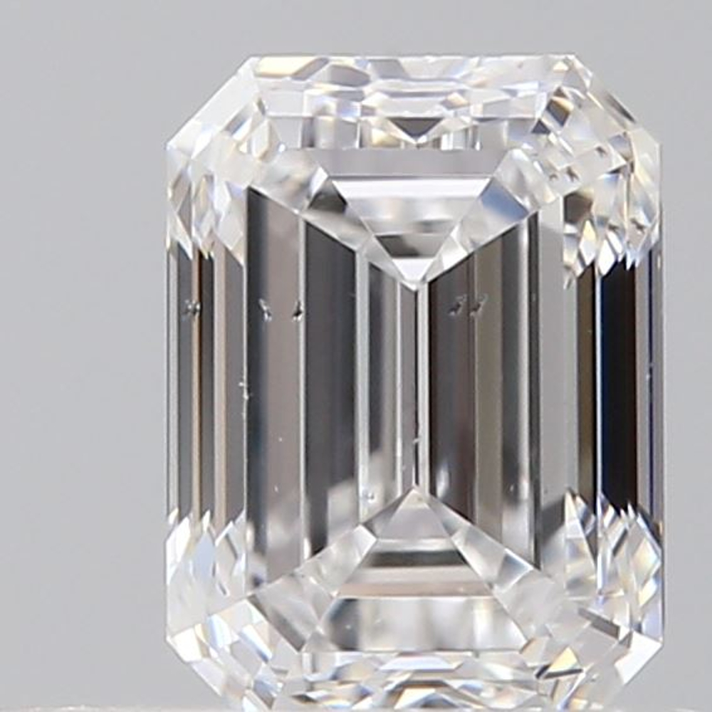 0.50 Carat Emerald Loose Diamond, D, SI1, Ideal, GIA Certified | Thumbnail