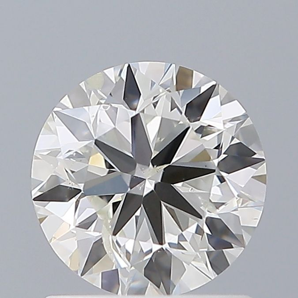 1.01 Carat Round Loose Diamond, H, I1, Ideal, GIA Certified