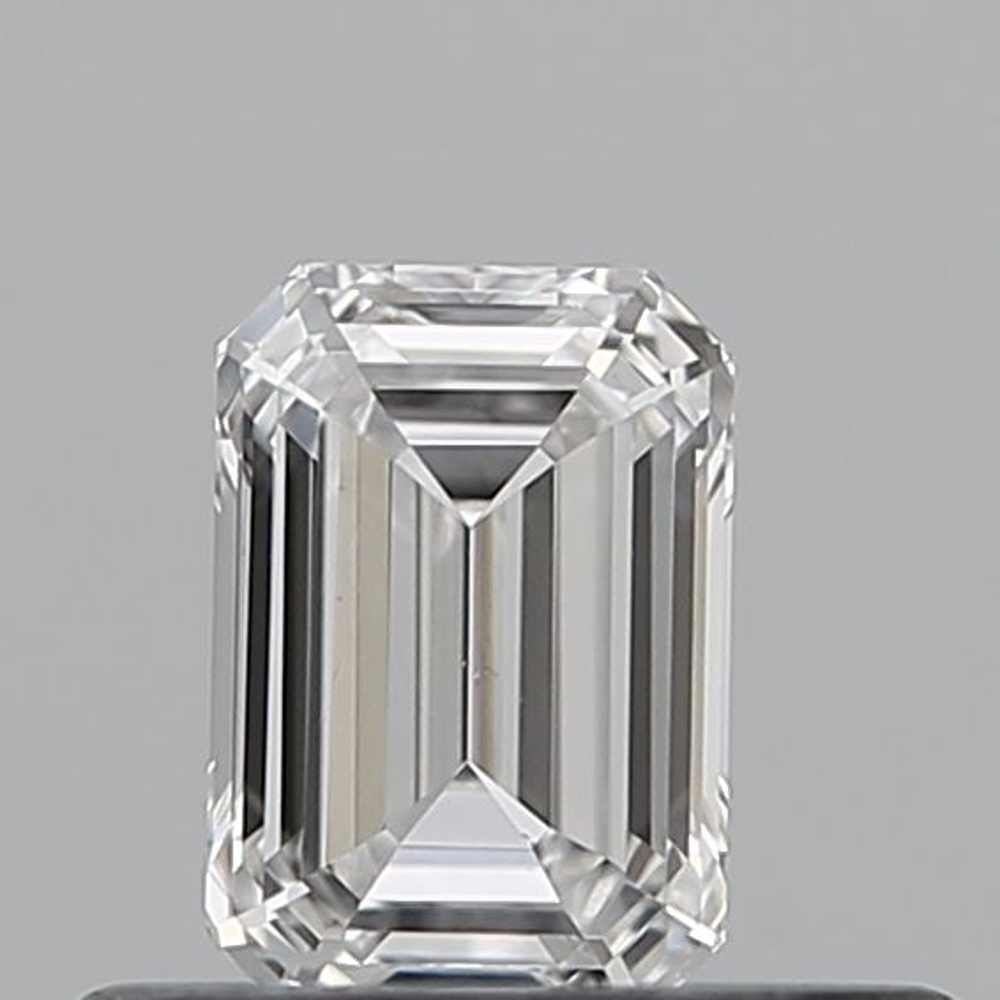 0.32 Carat Emerald Loose Diamond, F, VS1, Super Ideal, GIA Certified | Thumbnail