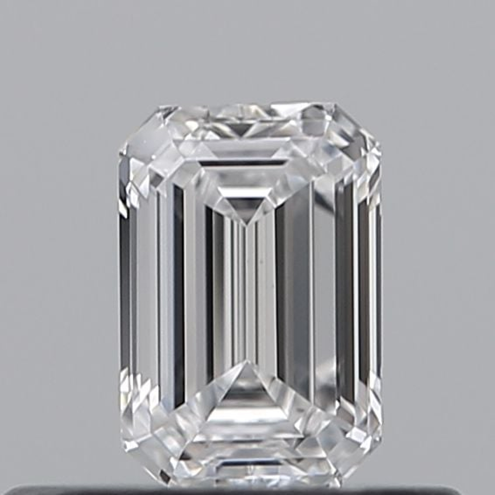 0.33 Carat Emerald Loose Diamond, D, VVS2, Super Ideal, GIA Certified | Thumbnail
