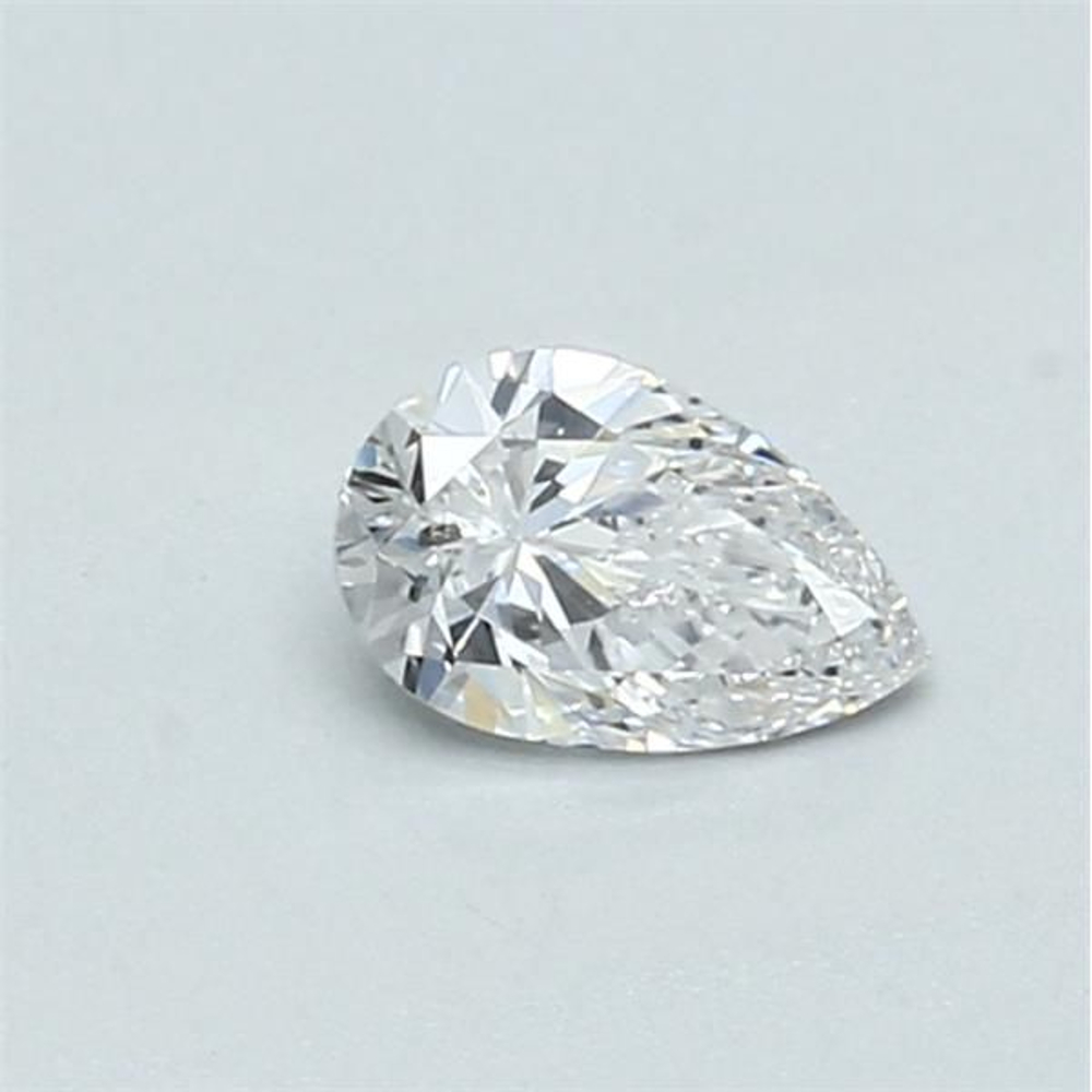 0.32 Carat Pear Loose Diamond, D, SI2, Ideal, GIA Certified