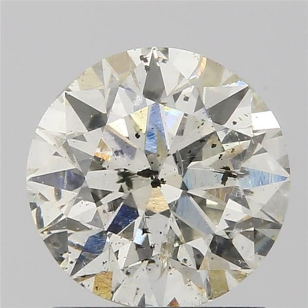 1.08 Carat Round Loose Diamond, J, I1, Ideal, GIA Certified