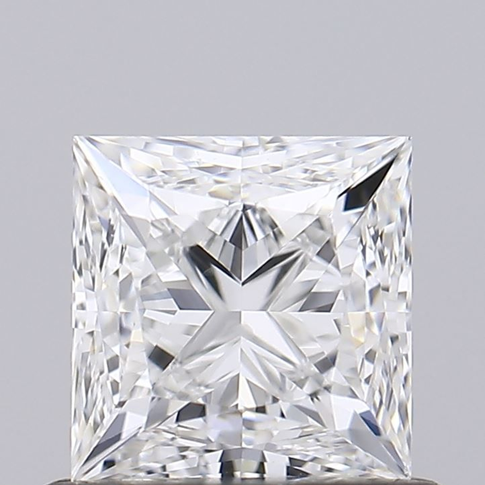 0.90 Carat Princess Loose Diamond, F, SI1, Good, GIA Certified