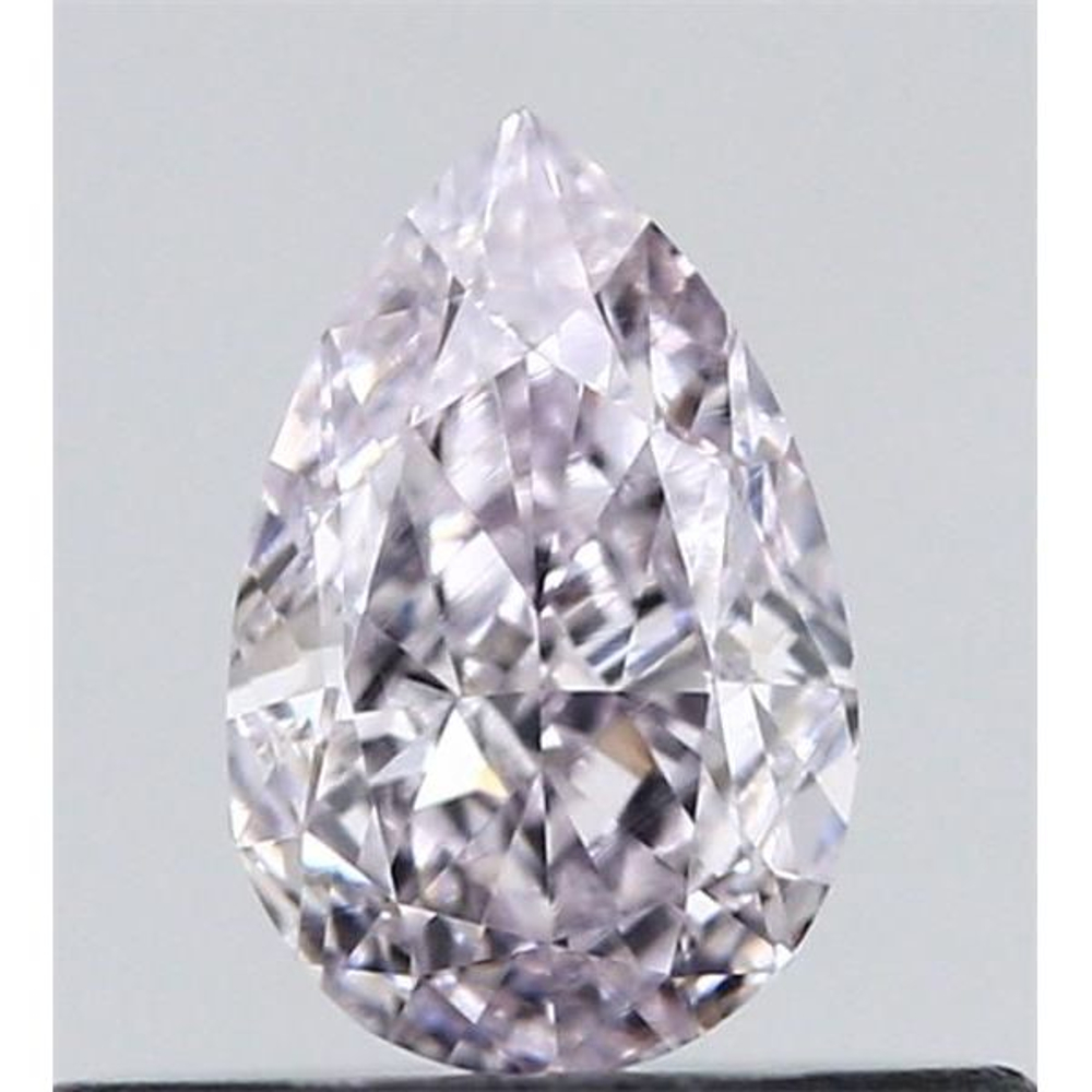 0.30 Carat Pear Loose Diamond, LIGHT PINK, VS1, Ideal, GIA Certified | Thumbnail