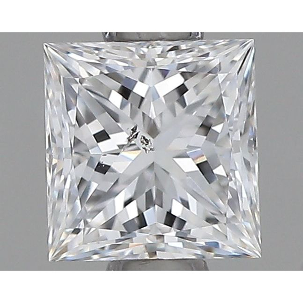 0.52 Carat Princess Loose Diamond, F, SI2, Excellent, GIA Certified