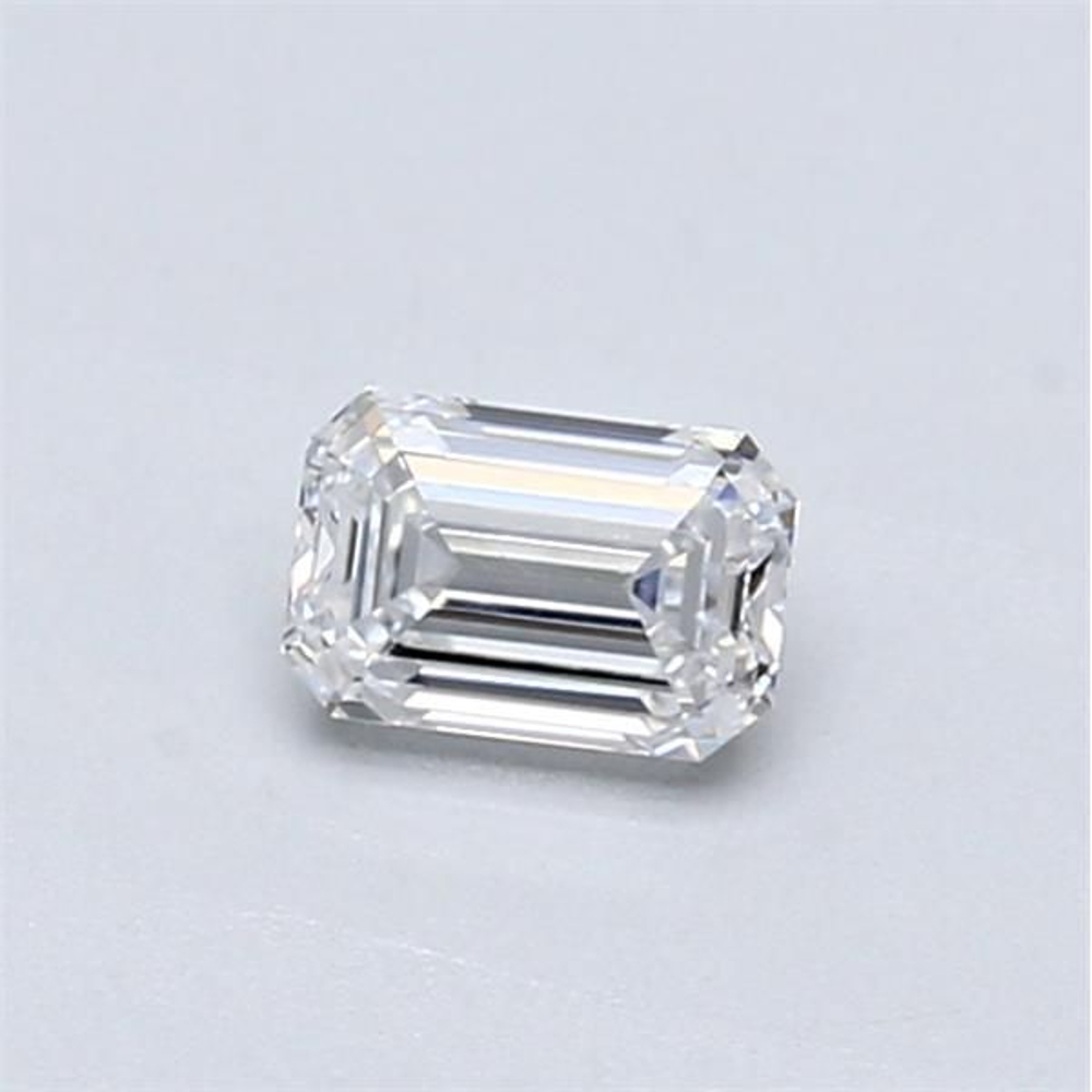 0.35 Carat Emerald Loose Diamond, D, VVS1, Excellent, GIA Certified | Thumbnail