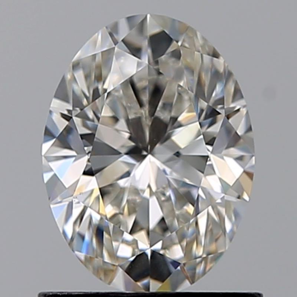 1.00 Carat Oval Loose Diamond, H, VS1, Super Ideal, GIA Certified