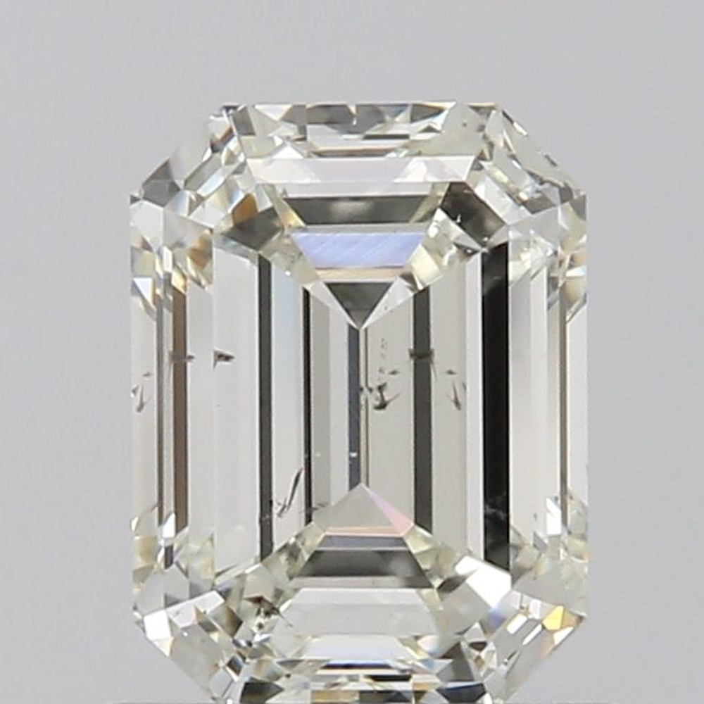 0.90 Carat Emerald Loose Diamond, J, SI2, Ideal, GIA Certified | Thumbnail
