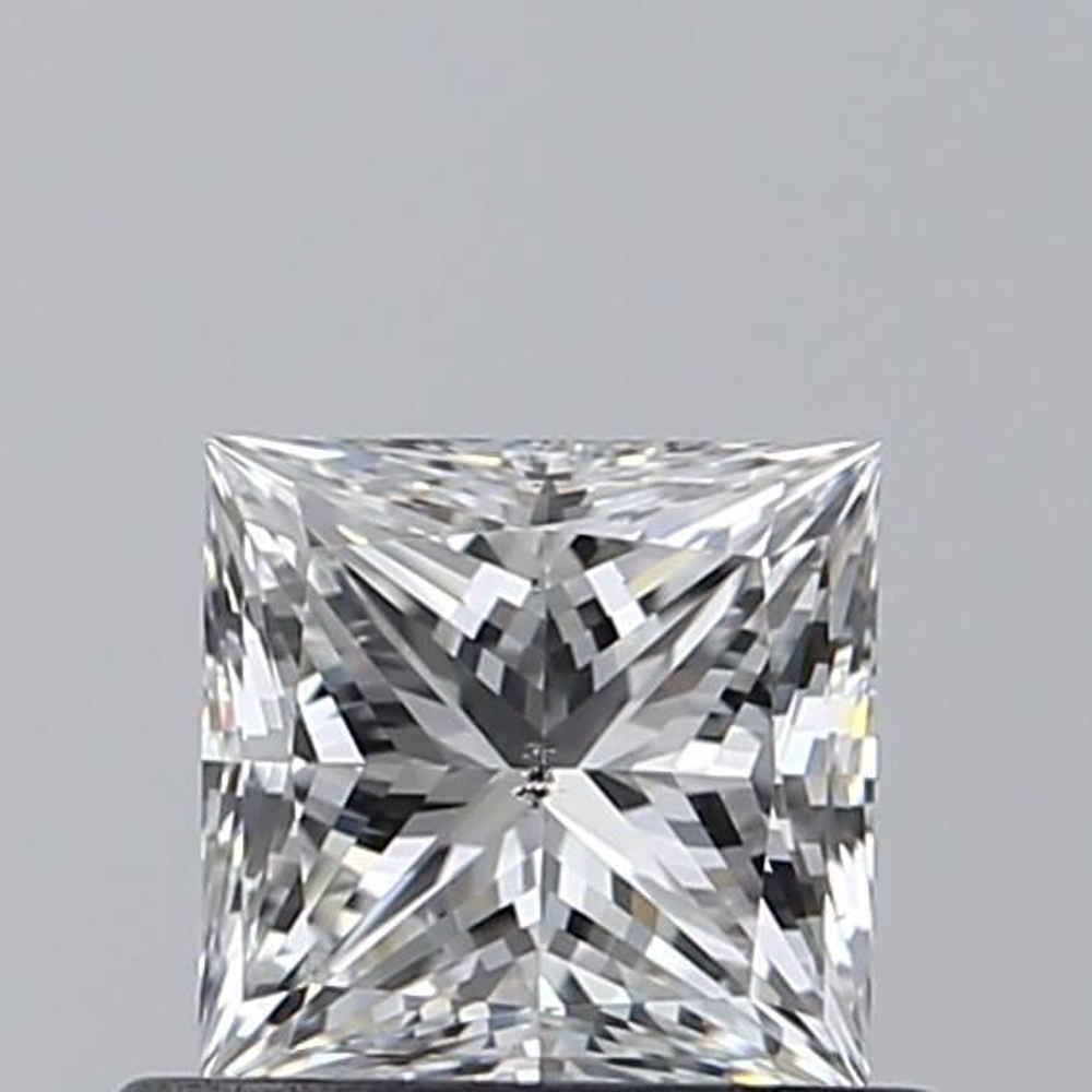 0.60 Carat Princess Loose Diamond, F, SI1, Super Ideal, GIA Certified