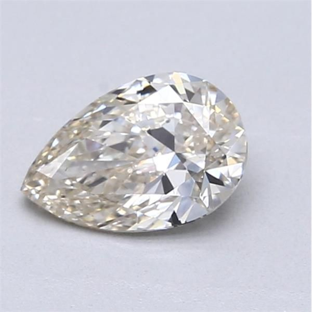0.80 Carat Pear Loose Diamond, L Faint Brown, VS2, Super Ideal, GIA Certified | Thumbnail