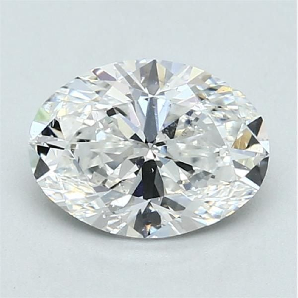 1.51 Carat Oval Loose Diamond, F, SI1, Ideal, GIA Certified | Thumbnail