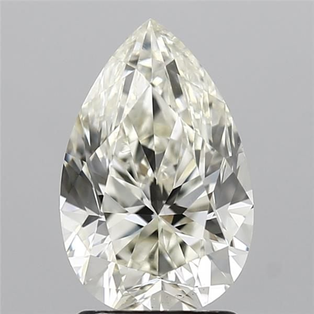 2.01 Carat Pear Loose Diamond, L, SI1, Ideal, GIA Certified | Thumbnail