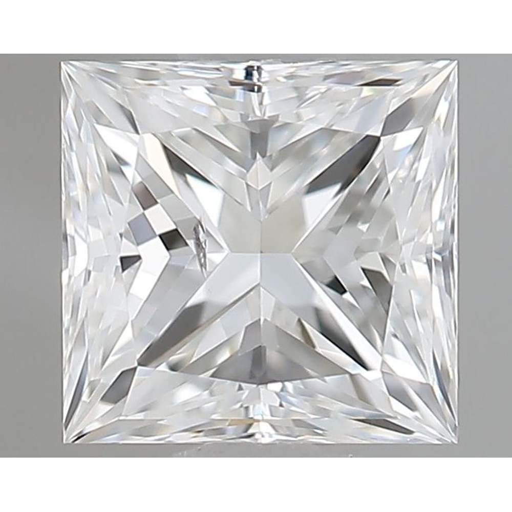 0.52 Carat Princess Loose Diamond, G, SI2, Excellent, GIA Certified | Thumbnail
