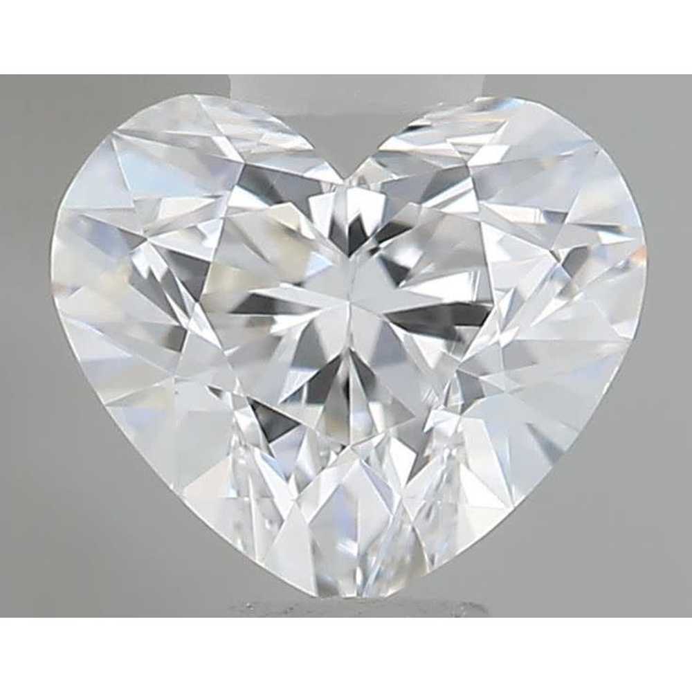 0.42 Carat Heart Loose Diamond, D, VVS1, Excellent, GIA Certified