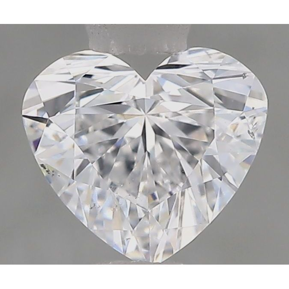0.80 Carat Heart Loose Diamond, D, SI2, Super Ideal, GIA Certified | Thumbnail