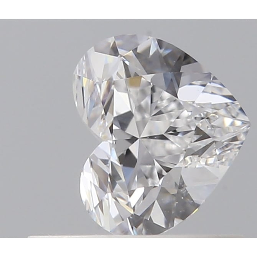 0.42 Carat Heart Loose Diamond, D, VS1, Super Ideal, GIA Certified | Thumbnail