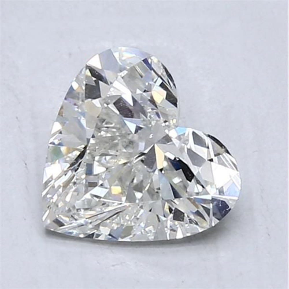 1.51 Carat Heart Loose Diamond, H, SI1, Super Ideal, GIA Certified