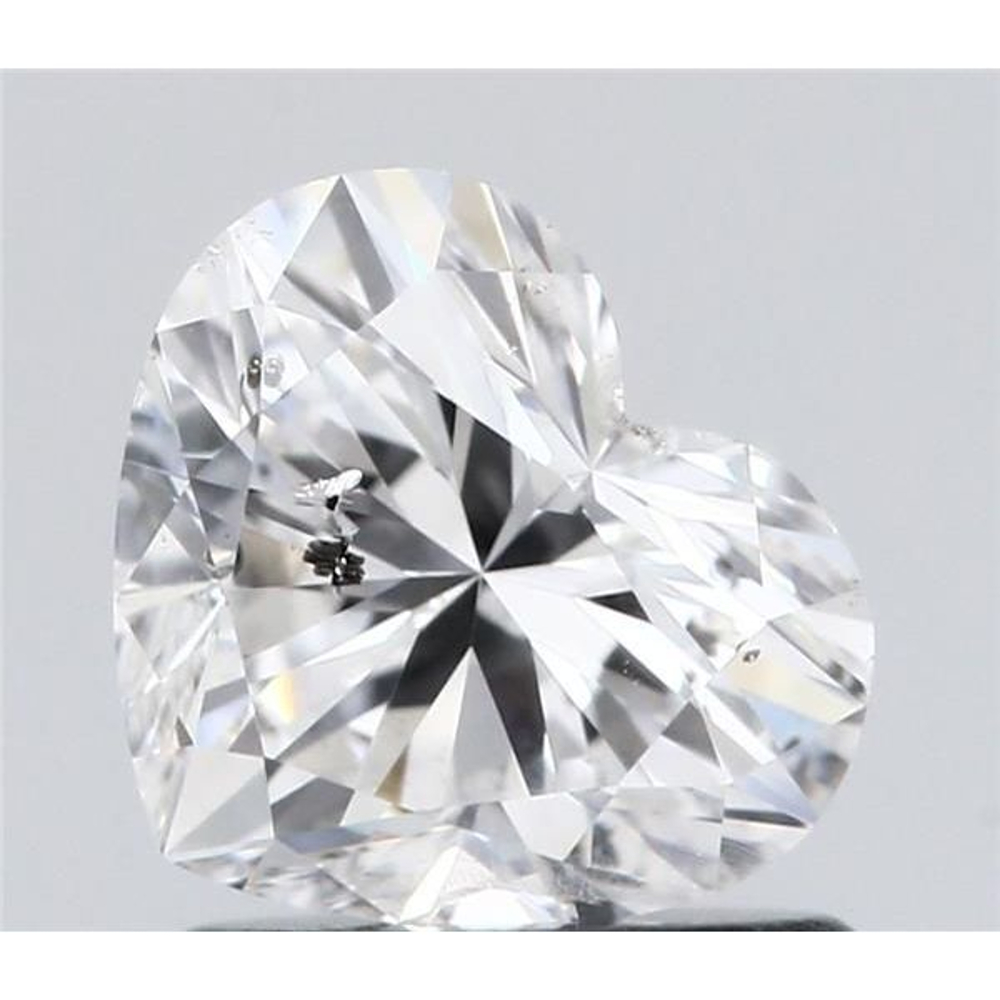 1.00 Carat Heart Loose Diamond, F, I2, Super Ideal, GIA Certified | Thumbnail