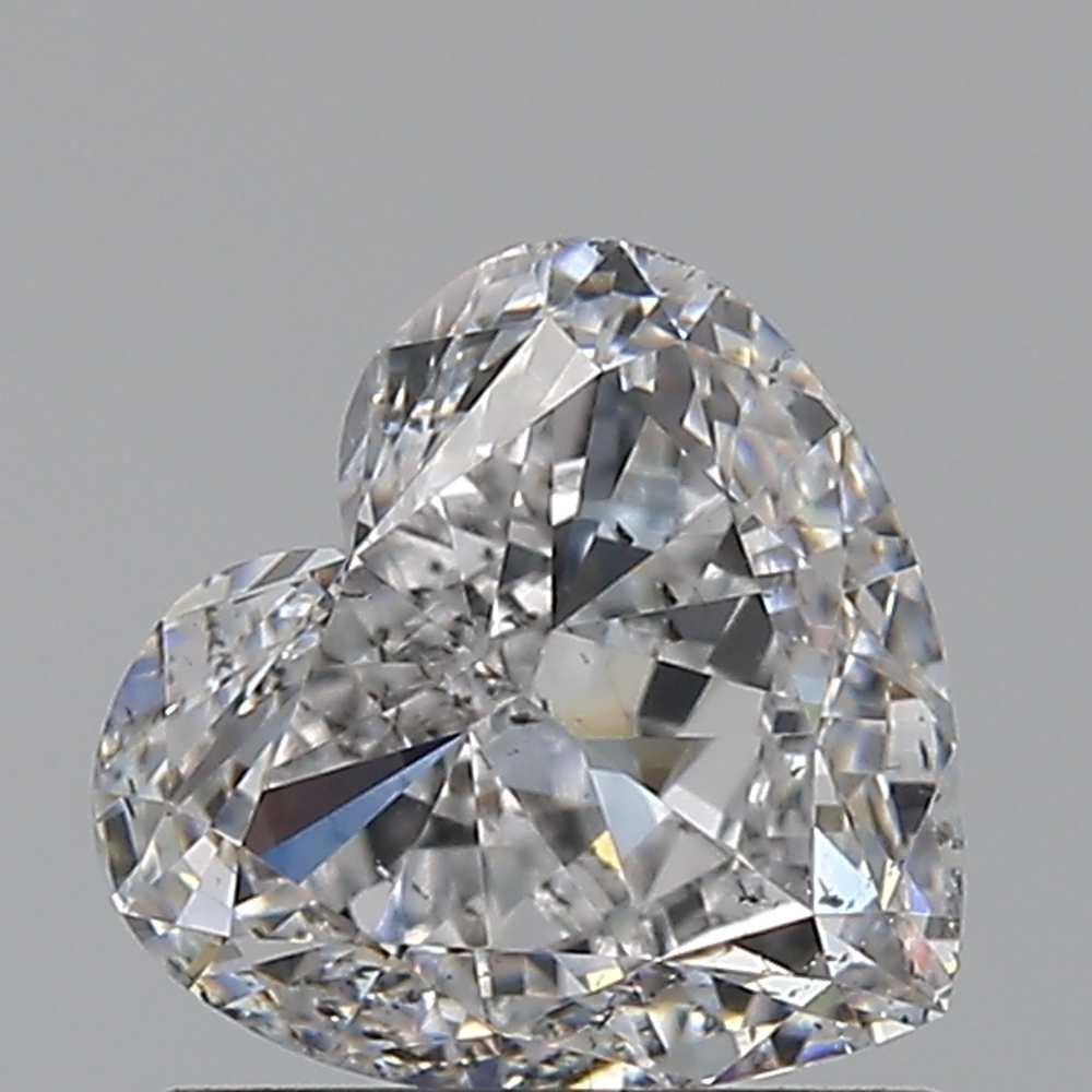 0.90 Carat Heart Loose Diamond, D, SI1, Excellent, GIA Certified | Thumbnail