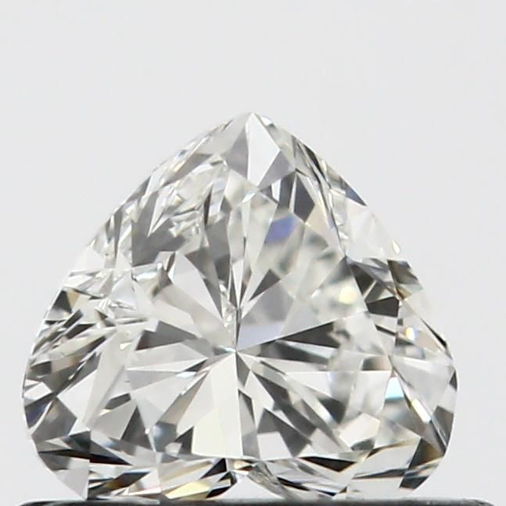 0.41 Carat Heart Loose Diamond, H, VVS2, Super Ideal, GIA Certified