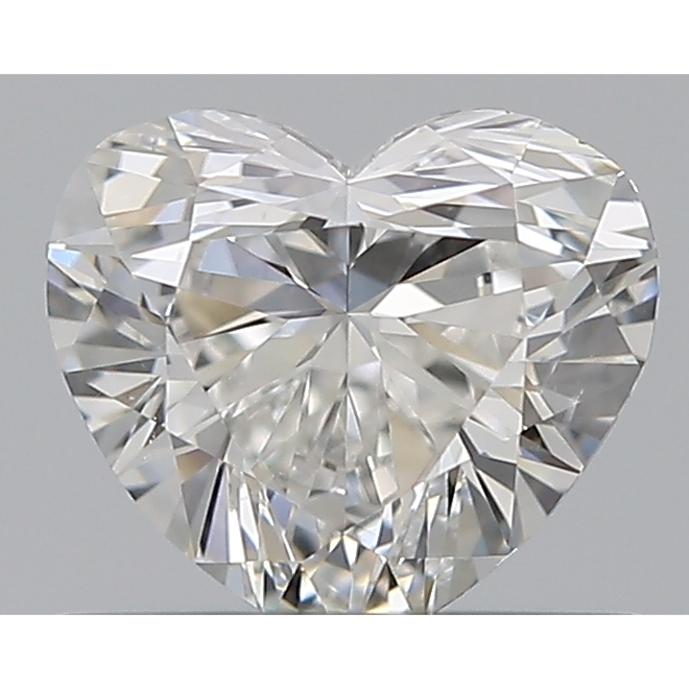 0.52 Carat Heart Loose Diamond, G, VS2, Super Ideal, GIA Certified