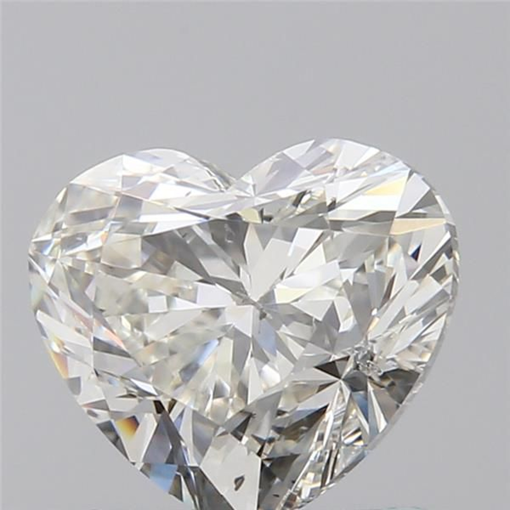 0.70 Carat Heart Loose Diamond, J, SI2, Super Ideal, GIA Certified | Thumbnail