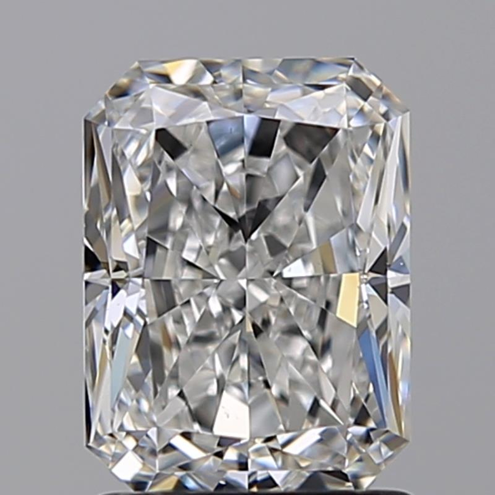 1.52 Carat Radiant Loose Diamond, E, VVS2, Super Ideal, GIA Certified