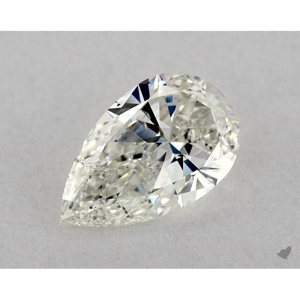 0.70 Carat Pear Loose Diamond, H, SI2, Excellent, GIA Certified