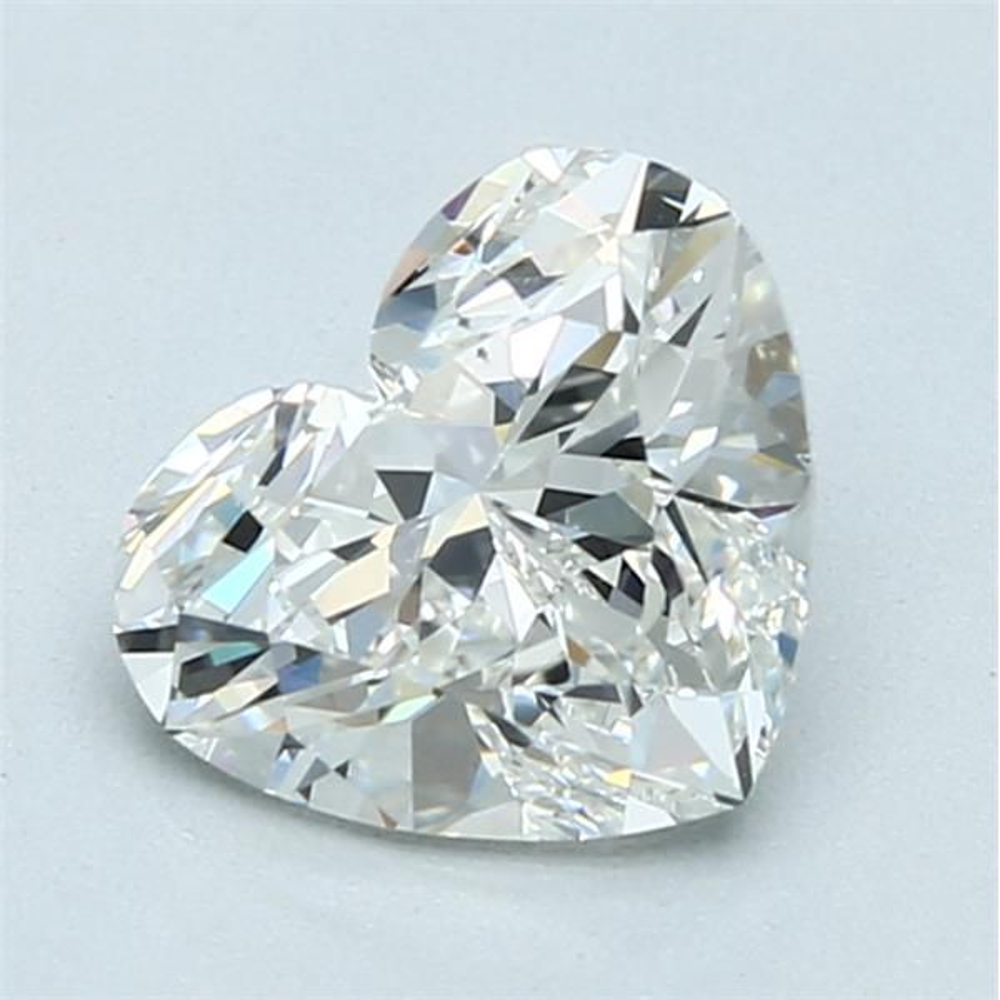 1.50 Carat Heart Loose Diamond, H, VS2, Super Ideal, GIA Certified