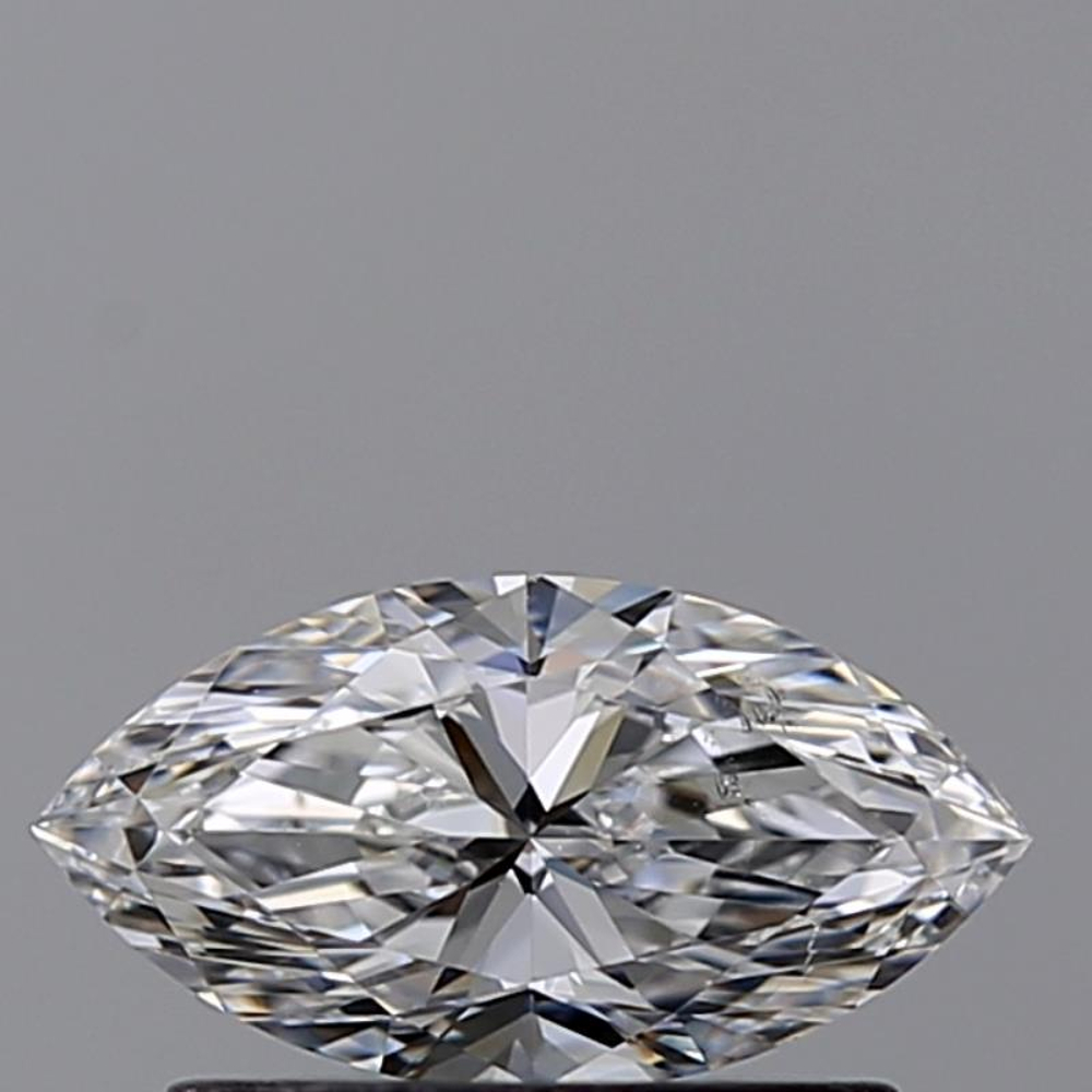 0.54 Carat Marquise Loose Diamond, D, VS2, Ideal, GIA Certified | Thumbnail