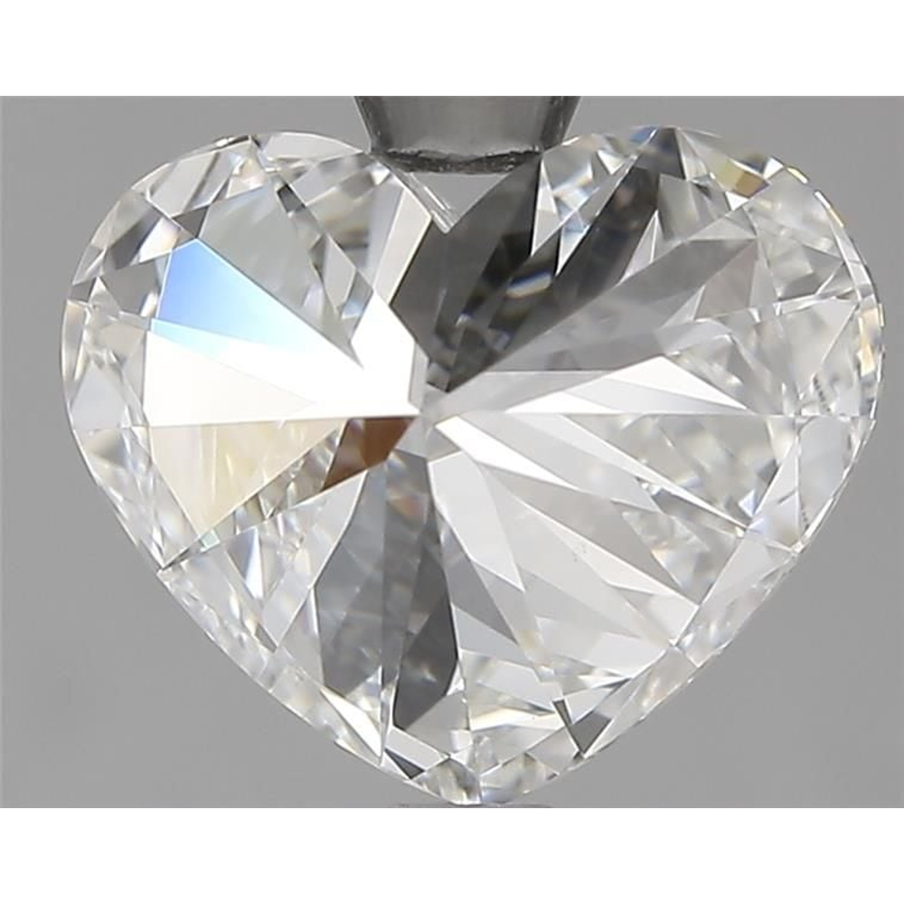 2.01 Carat Heart Loose Diamond, F, VS1, Ideal, IGI Certified