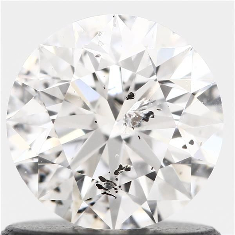 0.76 Carat Round Loose Diamond, E, I1, Super Ideal, IGI Certified
