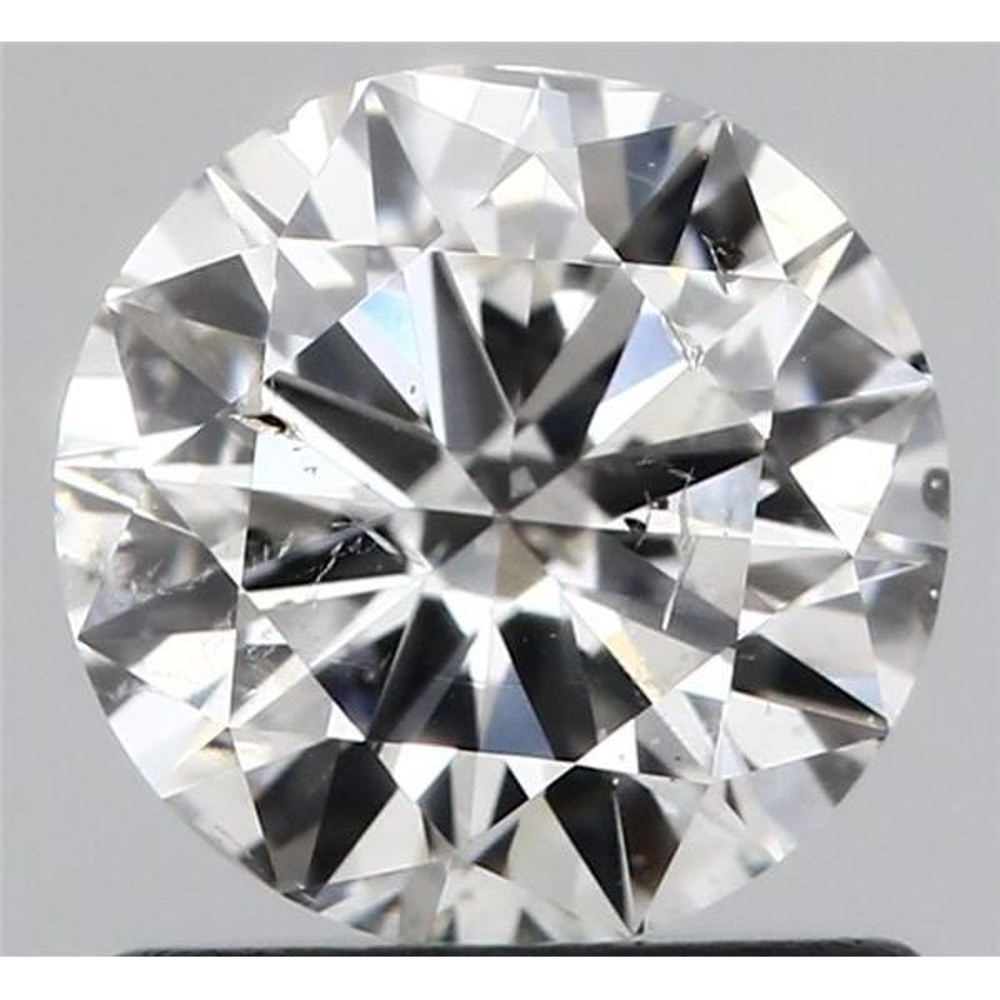 0.90 Carat Round Loose Diamond, G, SI2, Very Good, IGI Certified