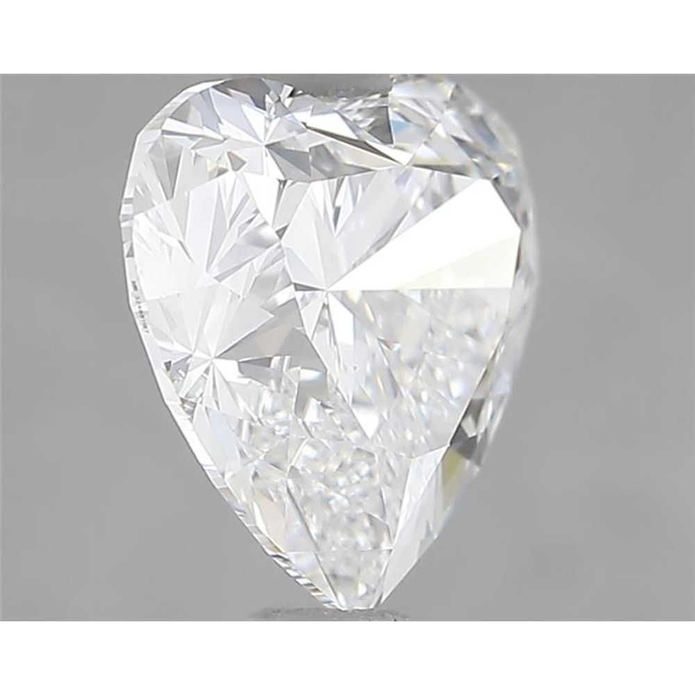 2.17 Carat Heart Loose Diamond, F, VVS2, Ideal, IGI Certified