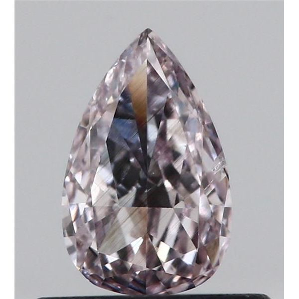 0.41 Carat Pear Loose Diamond, LIGHT PINK, SI2, Excellent, GIA Certified | Thumbnail