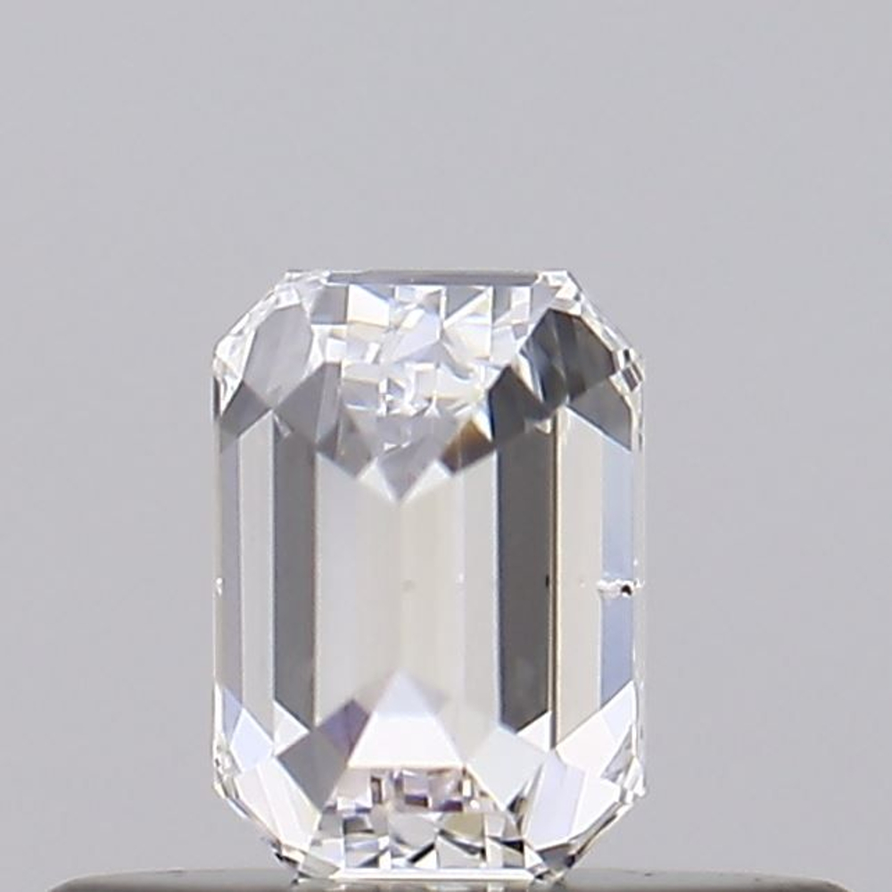 0.26 Carat Emerald Loose Diamond, D, SI2, Ideal, GIA Certified | Thumbnail