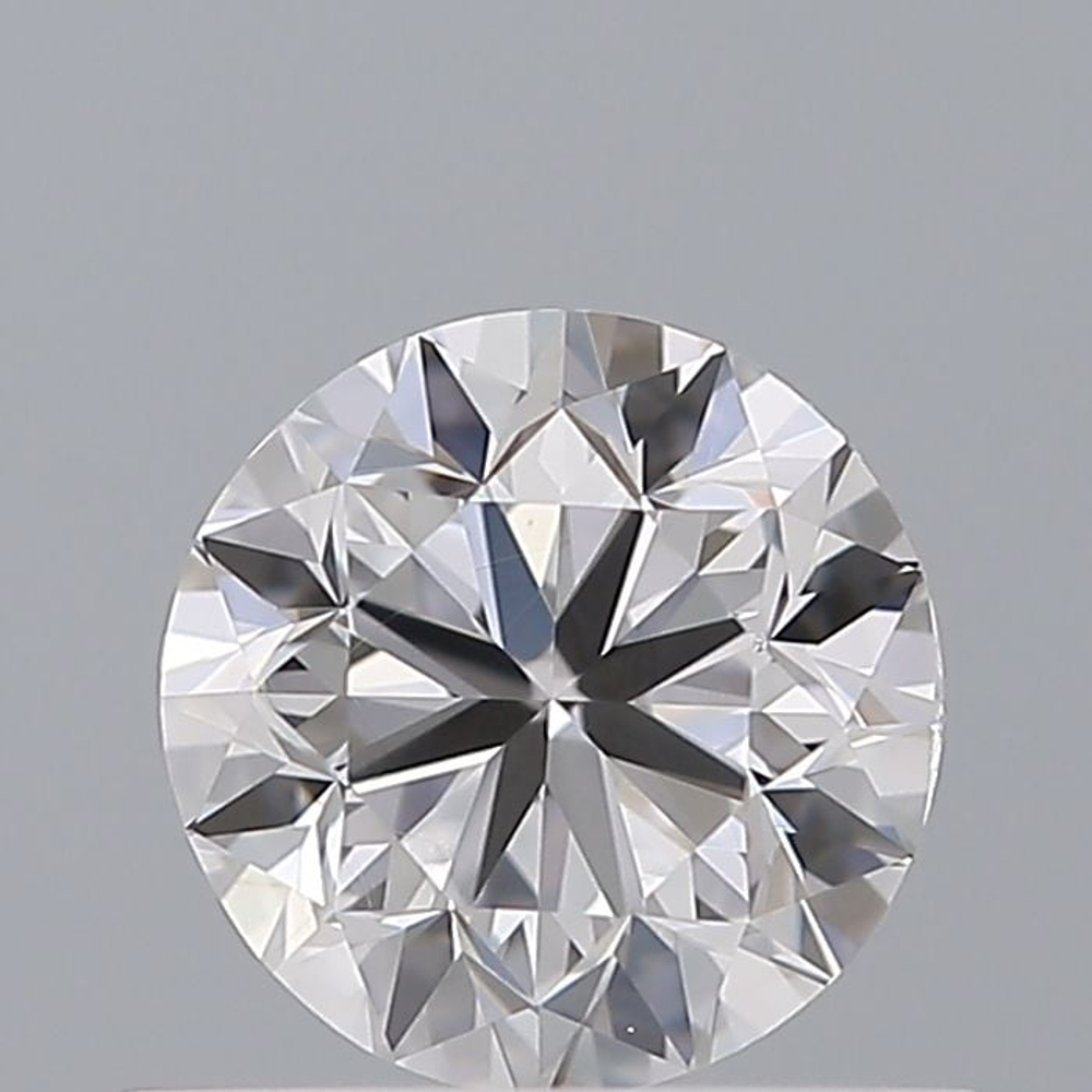 0.50 Carat Round Loose Diamond, D, VS2, Very Good, GIA Certified