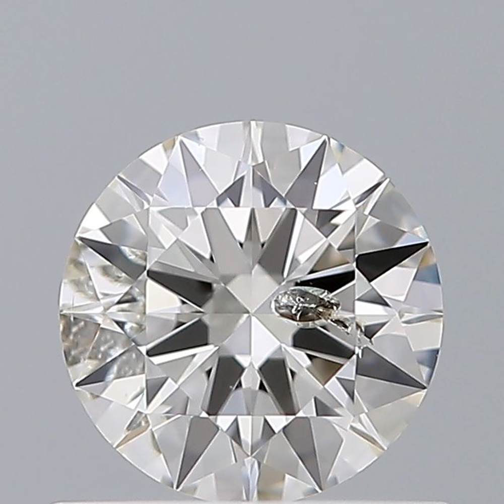 0.50 Carat Round Loose Diamond, G, I2, Super Ideal, GIA Certified | Thumbnail