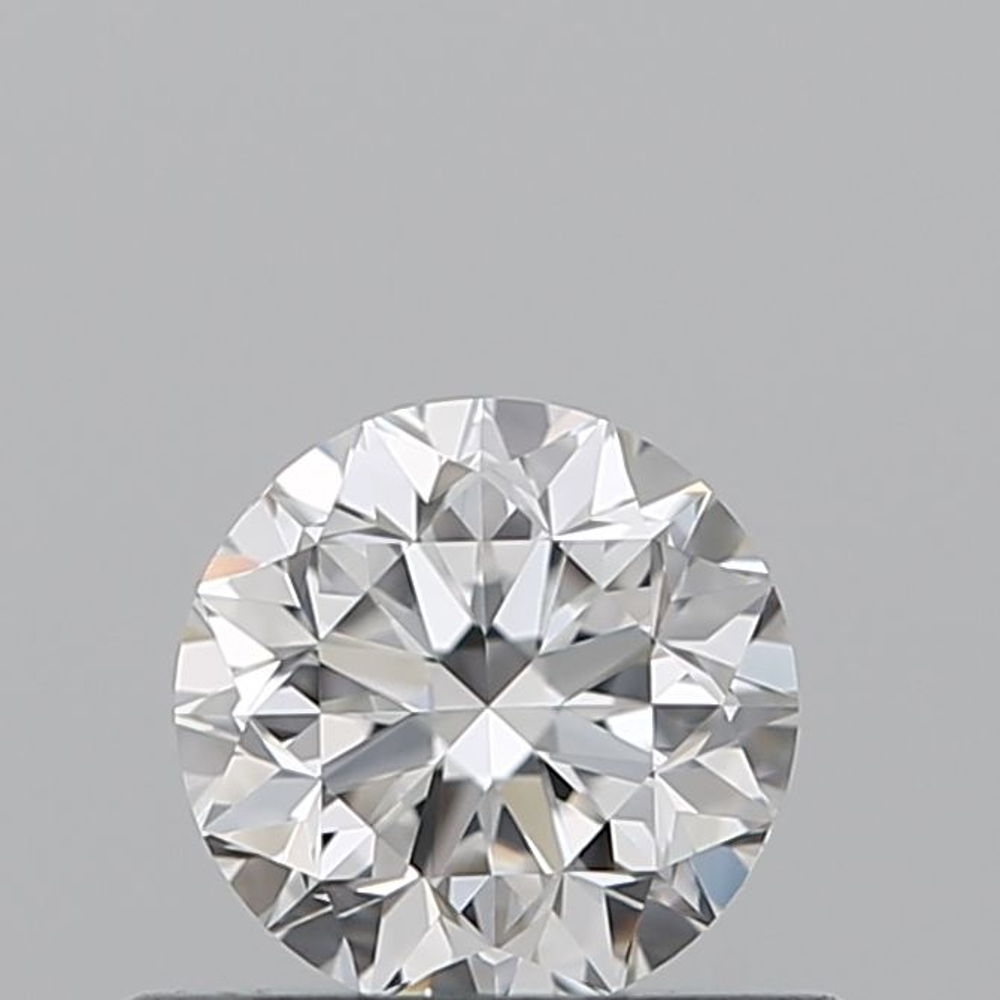 0.50 Carat Round Loose Diamond, D, VVS2, Very Good, GIA Certified