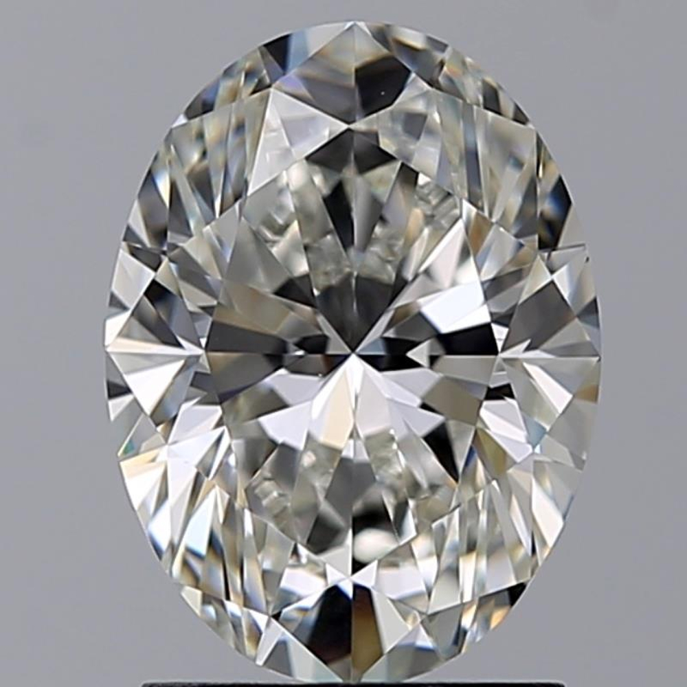 2.02 Carat Oval Loose Diamond, H, VVS1, Super Ideal, GIA Certified | Thumbnail