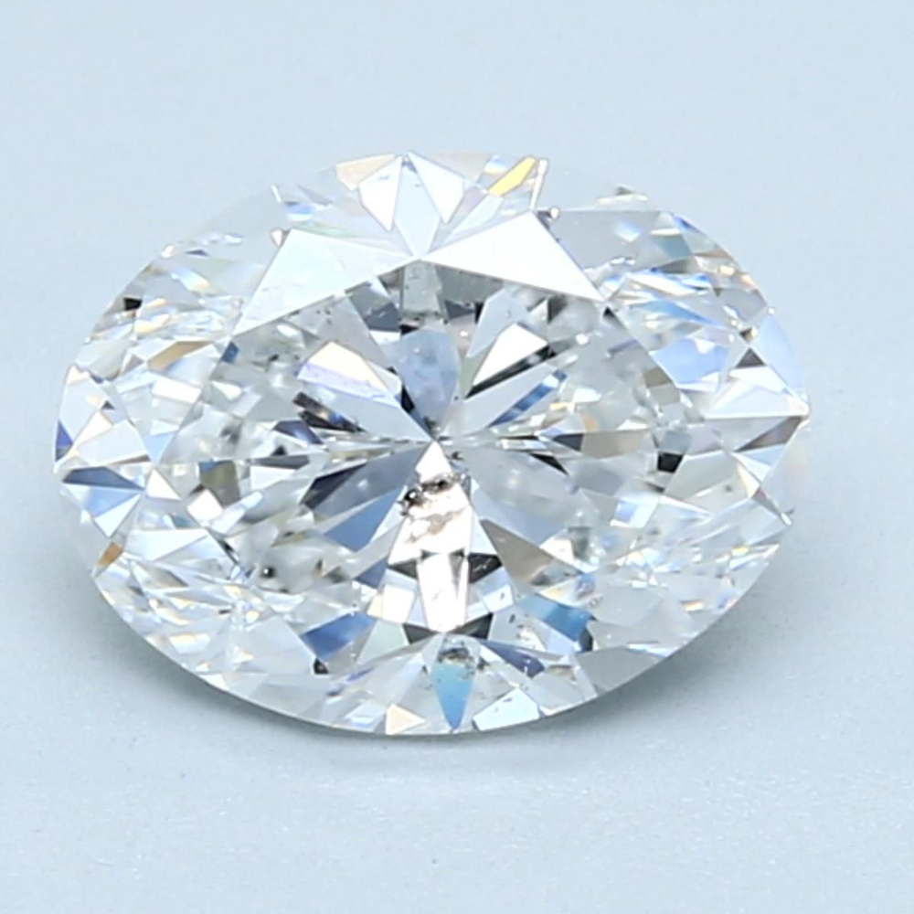 2.01 Carat Oval Loose Diamond, D, SI2, Super Ideal, GIA Certified