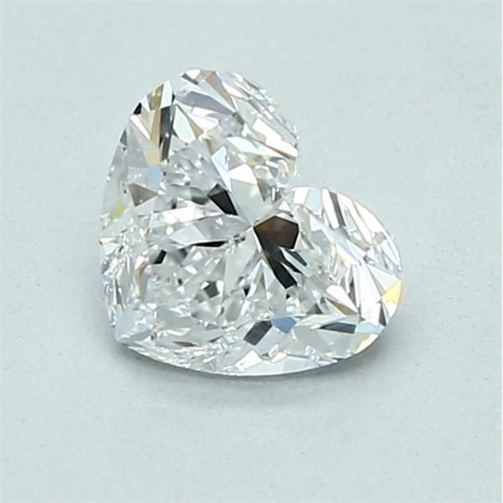 1.04 Carat Heart Loose Diamond, D, SI2, Super Ideal, GIA Certified | Thumbnail