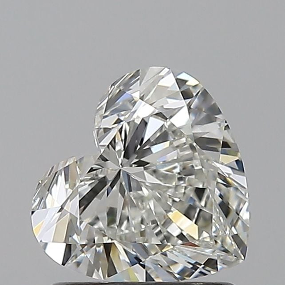 1.04 Carat Heart Loose Diamond, H, VVS2, Super Ideal, GIA Certified | Thumbnail