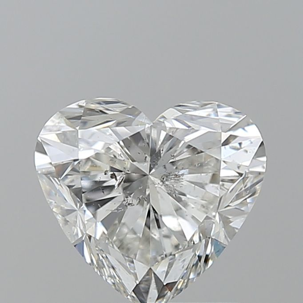 1.50 Carat Heart Loose Diamond, H, I1, Super Ideal, GIA Certified