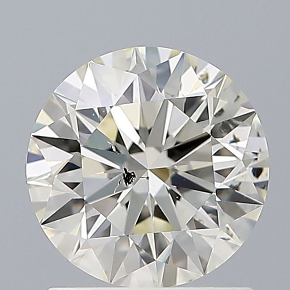1.02 Carat Round Loose Diamond, J, SI2, Super Ideal, IGI Certified