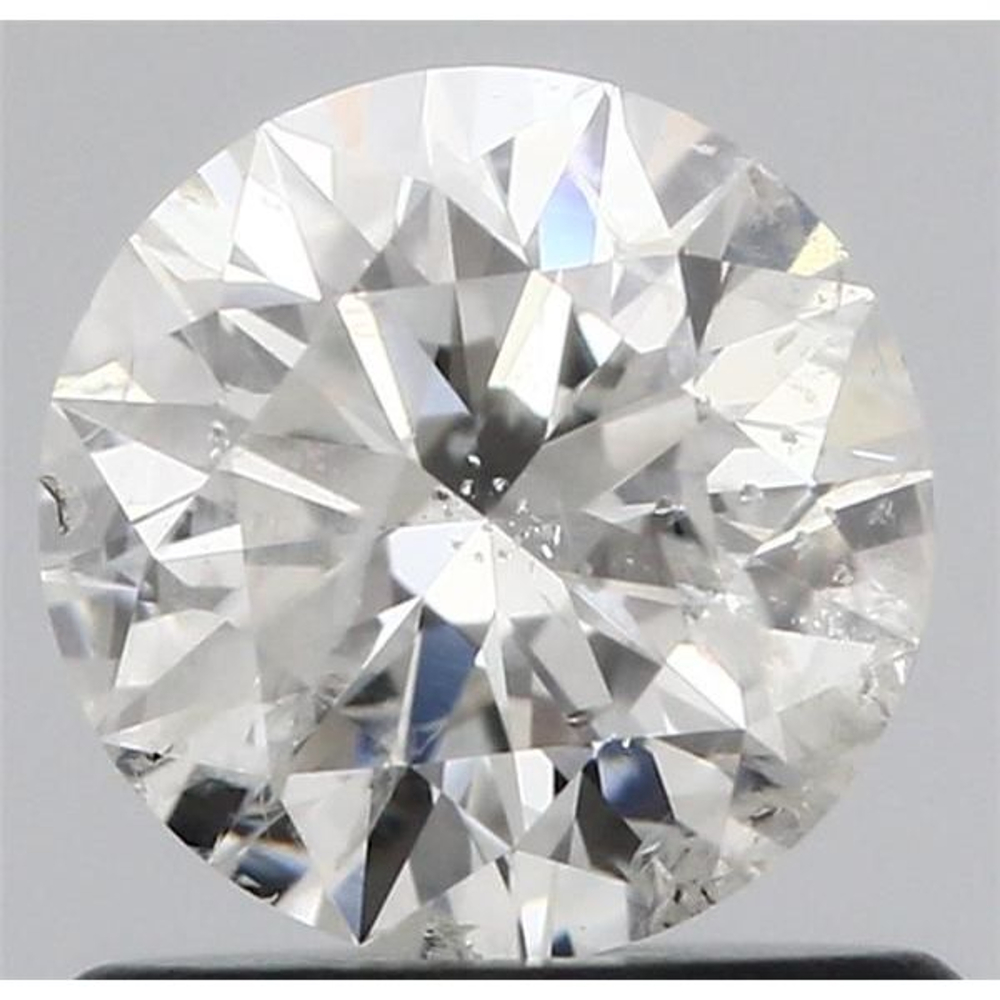 0.72 Carat Round Loose Diamond, G, I1, Super Ideal, IGI Certified