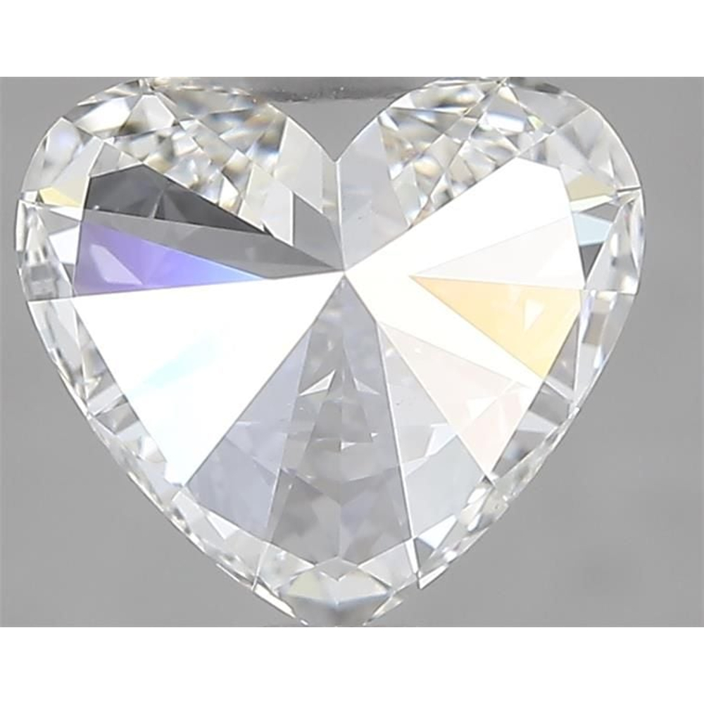 1.50 Carat Heart Loose Diamond, F, VS1, Very Good, IGI Certified